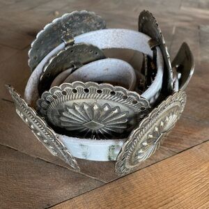 Polo Ralph Lauren Silver tone Concho Belt